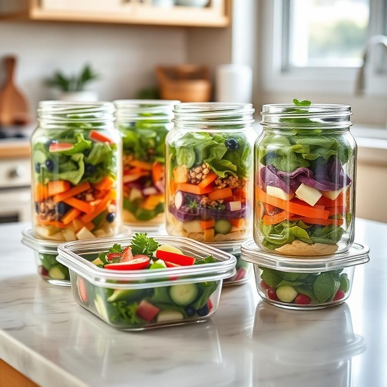 Saladebakjes voor meal prep